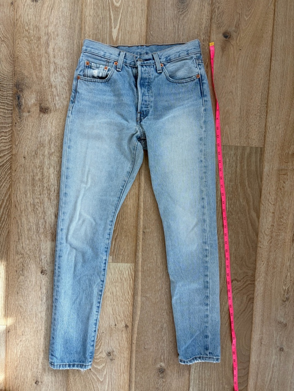 Classic Levis 501 Light Blue Women’s Jeans
